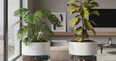 Automatic Indoor Plant Containers