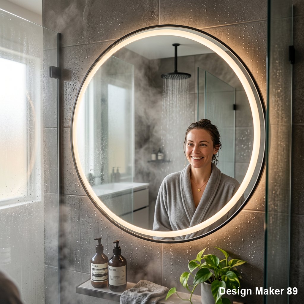 Durable Fog-Free Bathroom Mirrors